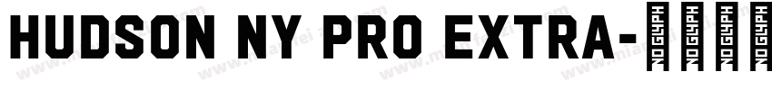 Hudson NY Pro Extra字体转换